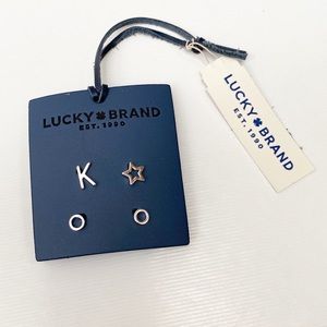 LUCKY BRAND Silver Tone Earrings Set